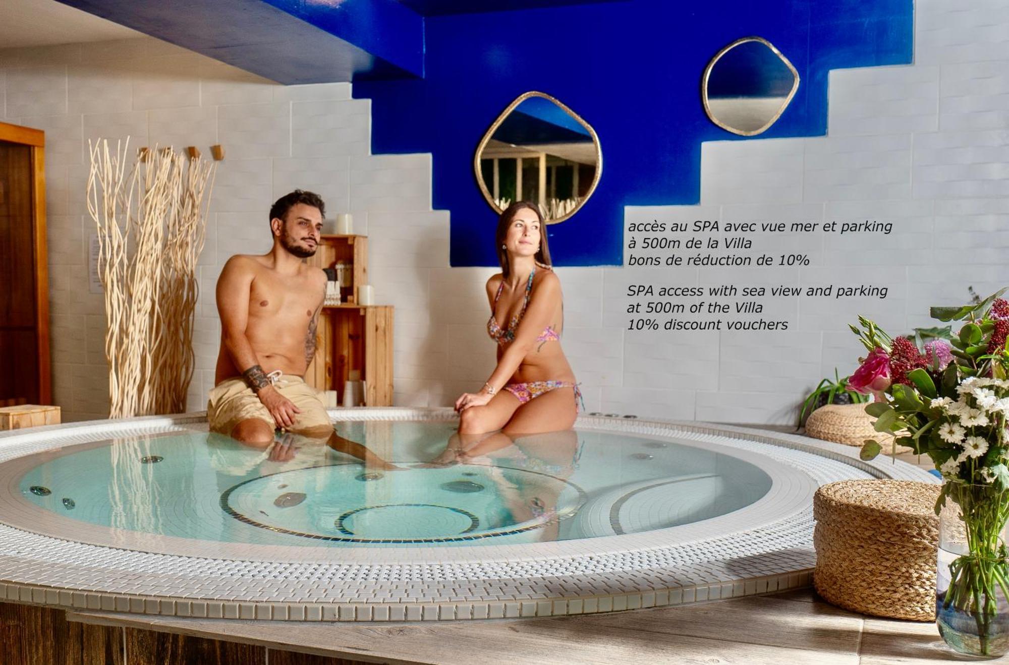 Blue Summer Vibes Duplex Studio For 4P, Ac, Sea View, Parking, Beach At 50M, Spa Access -3 La Ciotat Eksteriør billede